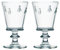 La Rochere Bee Motif Stemmed Wine Glass, Set of 2, 350ml