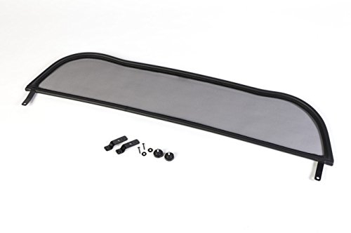 GermanTuningParts Windschott für Mercedes-Benz SLK-Klasse R170 1996-2004 - Schwarz | Windabweiser | Windblocker | Wind Deflector