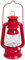 Lámpara de petróleo, color rojo