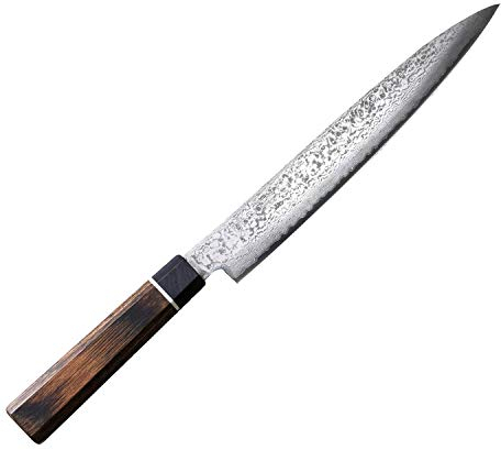 Suncraft Sashimi - Cuchillo (21 cm), color negro