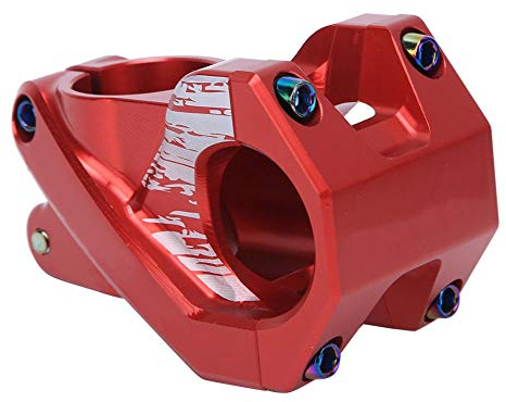 Lenker Vorbau Fahrrad Kurz Lenker Vorbau Hohlrad Kurz Lenker Vorbau Fahrrad Fahrradzubehör(rot)