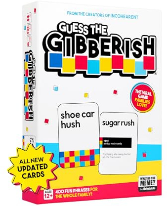 WHAT DO YOU MEME? Incohearent Family Edition - The Party Game Where You Compete to Guess The Gibberish (Cover May Vary)