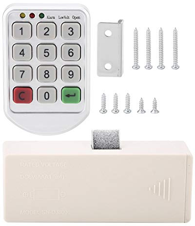 Elektronisches Schloss, digitales Schrankschloss, robuste robuste Büroschränke aus Zinklegierung für Schließfächer