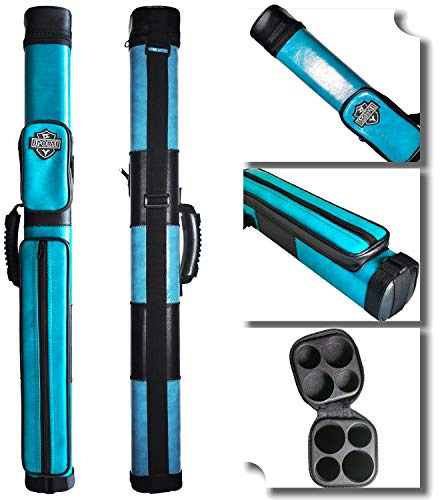 BY SPORTS 2x2 Hard cue case Square Pool Cue Billiard Stick Carrying Case