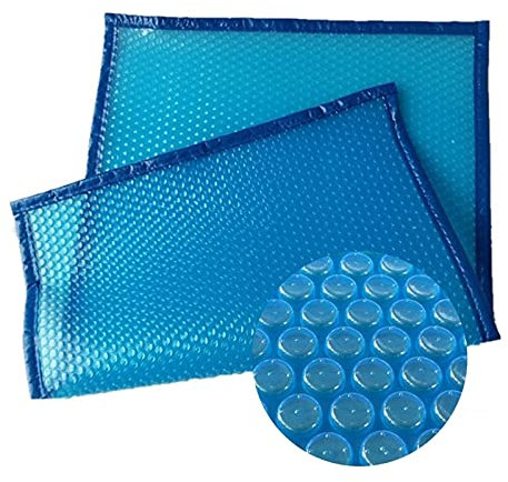 GDMING Couverture De Piscine, 400 Microns Bleu Bulle Bâche, Couverture Solaire Rectangulaire pour Gonflable Piscines, 41 Tailles (Color : Blue, Size : 600x400cm)