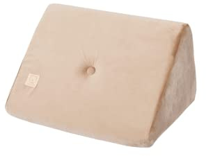 Misioo FOLDIE Keilkissen - Samt Kissen für Kinderzimmer – Elegant Lesekissen aus Schaumstoff – Rückenstützkissen für Kinder – ideale Ergänzung zur Klappmatratze - 60x50x36 cm – Gold