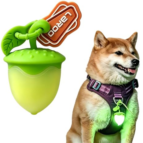 LaRoo Sicherheits LED Blinklicht für Hunde und Katzen, 3 Blinkmodis Sicherheitslicht für Spaziergänge mit dem Hund und Outdoor-Sport Wiederaufladbares (Green)