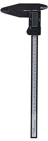 Digitaler Elektronischer Messschieber, Messwerkzeug, Messschieber 150 Mm 300 Mm Mit Großem Bildschirm, Carbon-Lineal, Lange Backen, Metrische Imperiale Umrechnung Für Schulen, Tischlerei(300MM)