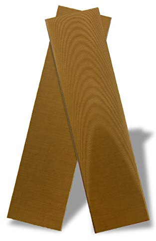 USA Knifemaker Supply UltreX Linen Micarta- 3/8 Scales- Knife Handle Material (Natural)