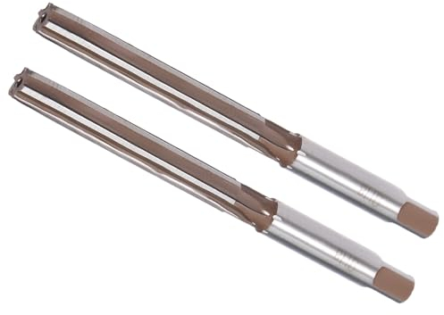 CoCud Handreibahle, 9 mm Schneiddurchmesser, 6 Schneiden H8, Legierter Stahl, Gerader Schaft, Reibahle Bohrer - (Anwendungen: für Aluminium, Eisen, Kupfer, Kunststoff, Holz), 2 Stück