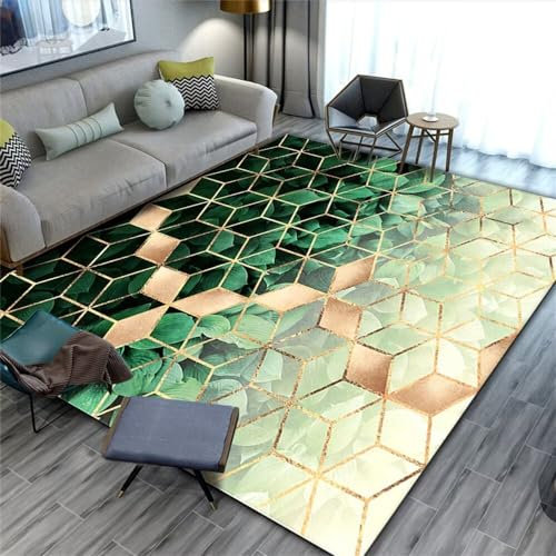 RUGMRZ Teppich Jugendzimmer Kreative Geometrie Tisch Wohnzimmer Room Decor Natur teppich140X200CM