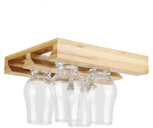 Whiskey Glass Holder Rack Whiskey Glass Rack Whiskey Glass Storage Whiskey Glass Holder Organizer Container Hanging Whiskey Glass Holder Shelf for Whiskey Tasting Glassware Kitchen Bar Cabinet