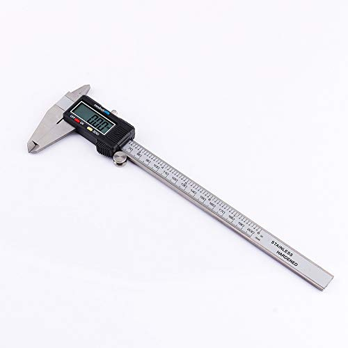 LCD-Digital-Messschieber, 0–200 Mm, Edelstahl-Mikrometer-Messwerkzeug, Einfache Bedienung, Präzise Messung, Weit Verbreitet für Kleine Maschinenteile, Klare Kalibrierung