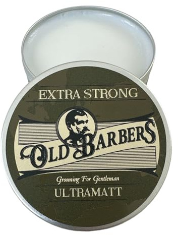 Old Barbers ultra matt Haarwachs mit extra starker Halt - in der Alu-Dose - 100 ml - Made in Italien
