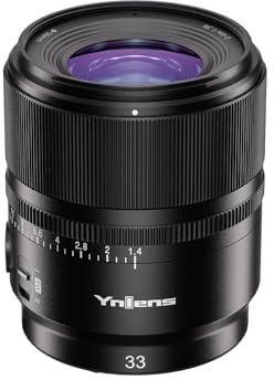 YONGNUO 33MM F1.4 DA DSM WL Pro Prime Standard Lens for Sony E Mount, Auto Focus APS-C Format for Sony Mirrorless Cameras