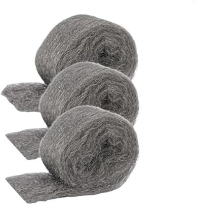 MKGAIN Stahlwolle 3-teiliges Stahlwolle-Drahtgeflecht-Rollen-Lochfüller, Stahlwolle-Rollenfüllstoff-Set, Drahtgeflecht-Rolle Stahldrahtwolle