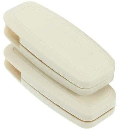 OSOLADY Pesos para Extremos de Persianas Beige Pom 2 Piezas