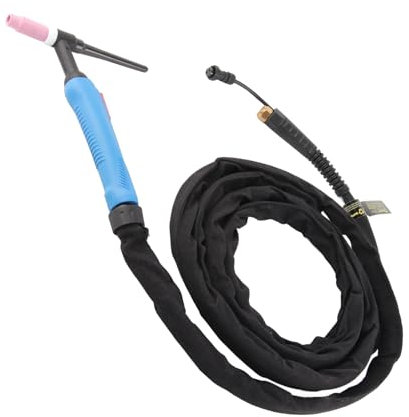 Torche de Soudage TIG, Câble Flexible WP-26 4 Mètres, Résistance à Haute Température, Conception Ergonomique, Installation Facile pour Divers Métaux