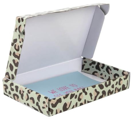 50x Maxibriefkarton Leopard A6 - Versandkarton - Karton