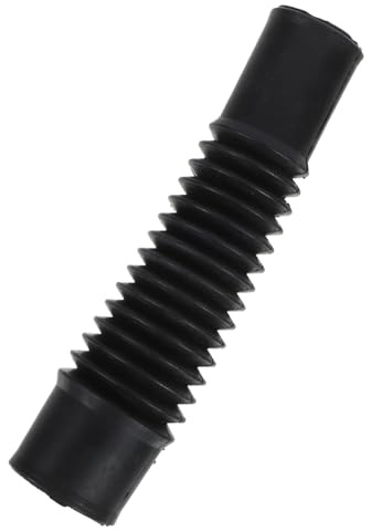 SEWOART Tubo Resistente alla Compressione Flessibile per Lavatrice Nero in Gomma Lavatrice Installazione Facile per Scarico Acqua