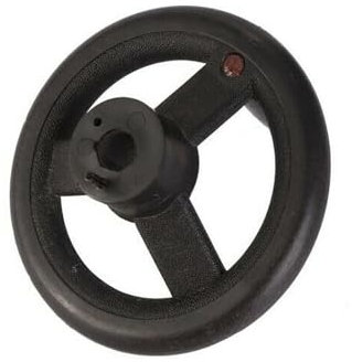 1 Set di fresatrice con volantino in plastica Nera ad avanzamento fine e manopola di inversione 3X B125+126 Mill