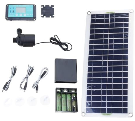 Klaisy Fontane Solari A Basso Rumore Pompa Pannello da 100 W Lift Energy Box Comodo per Circolazione Acqua dello Stagno