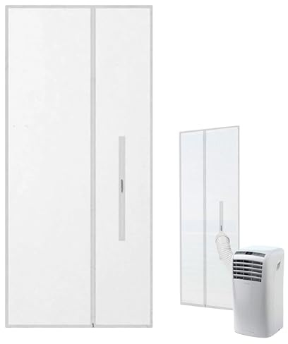 Fensterdichtung Für Klimaanlagen, Wasserdicht Bohrlos Schiebetür Dichtungsset, Verstellbare Fensterdichtungsplatte, Fensterabdichtung Für Mobile Klimageräte, Wäschetrockner, Ablufttrockne 210x90x1cm