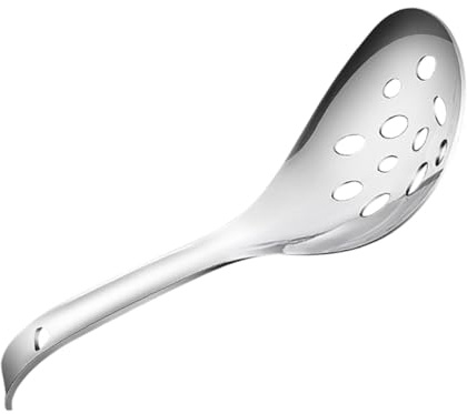 Gatuida Cucchiaio Scolapasta in Acciaio Inossidabile Multifunzione per Sgocciolatura Leggero e Maneggevole per Cucina Domestica e Professionale Dimensioni Compatte e Facile da Riporre
