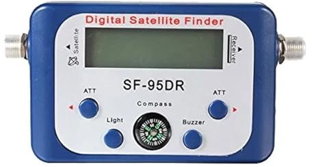 Récepteur de Recherche Satellite SF-95DRH, avec Boussole, Buzzer, récepteur Signal TV, décodeur Sat, écran LCD Haute sensibilité
