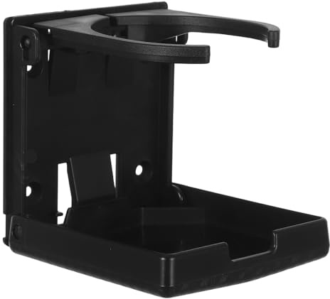 Healeved Portavasos Plegable para Coche Negro Textura de Fibra de Carbono Soporte Ajustable y Extensible para Botellas y Tazas Paquete de 3 Unidades Multifuncional para Camiones y SUV