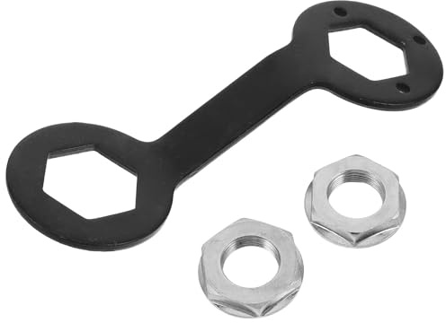 MAGICLULU Clé à Molette Double 36/38mm en Métal pour Démontage Embrayage Lave-linge, Outil de Réparation Solide pour Entretien Machine à Laver à Domicile