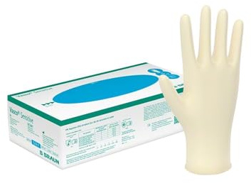 B. Braun Vasco Sensitive unsteril puderfrei Gr. L 100 Stück Untersuchungshandschuhe