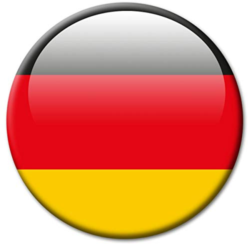 Kühlschrankmagnet Deutschland Flaggen Magnet Länder Reise Souvenir Flagge BRD für Kühlschrank stark groß 50 mm