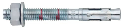 Index Fixing Systems Anclaje macho para cargas altas en hormigón no fisurado Homologado ETE Opción 7. Eje cincado. Clip cincado. - MEDIDA: M10 x 120 Ø10 - Unid: 50