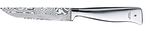 WMF Grand Gourmet Damastmesser, Allzweckmesser 23 cm, Made in Germany, Damaststahl 120-lagig, Performance Cut, Holzkassette, Klinge 11 cm