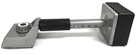 MaxWorks 80742 Carpet Stretcher Knee Kicker with Telescoping Handle, Silver, Regular