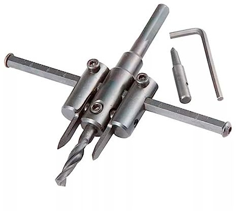 Makita D-57093 Verstellbarer Kreisschneider, 30 bis 120 mm Größe
