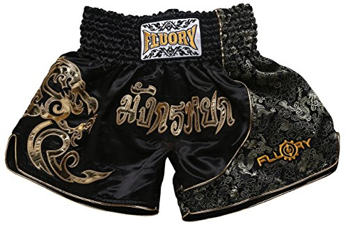 FLUORY Kampfshorts für Muay Thai, MMA-Shorts, Trainingsbekleidung, Cage-Fight, Grappling, Kampfsport, Kickboxen