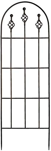 La Grande Prairie Treillage Jardin Fer Plantes 41x124cm