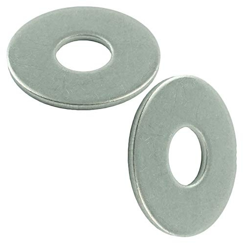 Arandelas grandes M24 (100 unidades) de 26 mm, acero inoxidable VA A2 V2A, DIN 9021, ISO 7093, AGBERG