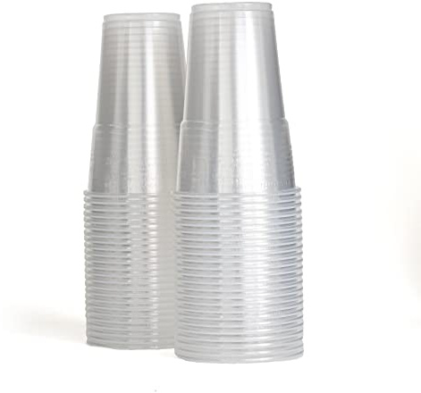 Caterserve Large Plastic Glasses - Beer Cups Made from Clear PP (Half Pint 1000Pcs)