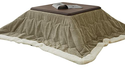 RAFCAR Japanischer Ofentisch Kotatsu Winter-Haushalts-Couchtisch Niedriger Tisch mit Heizung