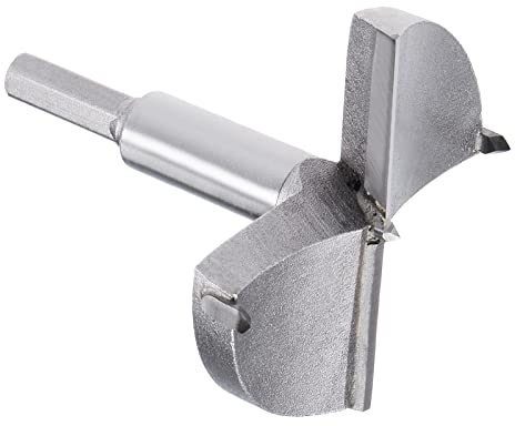 Kozelo Forstner Trapano Punta - 85mm Tungsteno Metallo Duro Trivella Apri per Legno Mobili Cerniera Lavorazione Legno Uso, Esagonale Gambo, Grigio