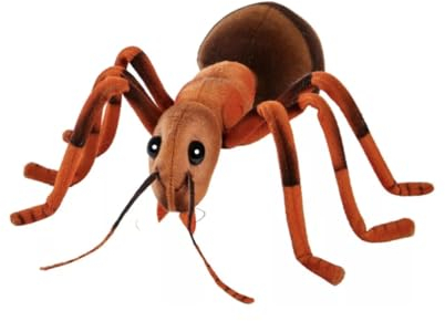 HANSA - 8076 - Ameise, Plüsch, 25cm, Drahtbeine, braun