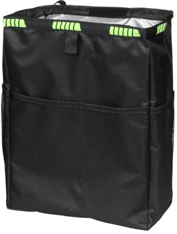 JNNJ Basura Coche, Almacenamiento Impermeable De Tela Oxford Plegable Contenedor De Basura Automóvil, Cubo De Basura Portátil Universal Que Viaja Cubo Papelera Portátil Plegable Con Tapa Para Coche