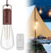 Molbory Lampe suspendue rechargeable avec télécommande à piles IP44 - Étanche - Vintage - Sans alimentation électrique - Lampe de jardin LED pour l'intérieur et l'extérieur