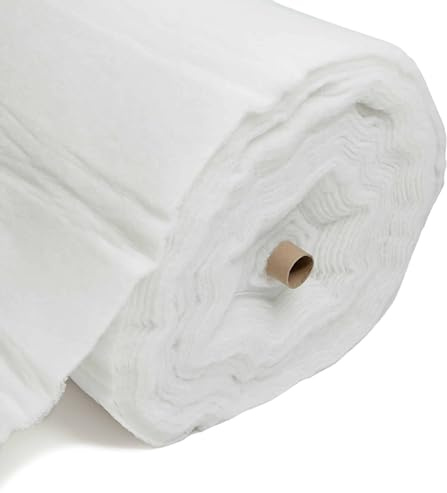 Vadd klädselmaterial – brandhämmande polyestervadd för sömnad, quiltning, vadd möbler skumstoppning av CRAFT Queen LTD (8 oz – 271 GSM,5 m)