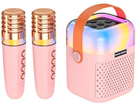 Karaoke ragazzo, Karaoke macchina per i bambini | altoparlante karaoke per esterni,canto portatile Karaoke macchina senza fili karaoke con 2 microfoni senza fili coppia