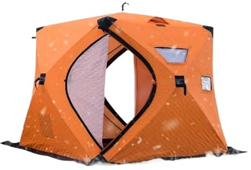 Eisfischerzelt EIS Angeln Haus Winter Angeln Kälte Beweis Und Warme Baumwolle Zelt Outdoor Camping Angeln Ausrüstung Tunnelzelte(B)