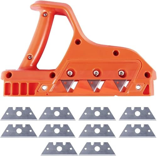 Hand Plane,Wood Planer,Wood Shaver,Triple Planer, Hand Tools Gypsum Board Cutter, Corner Drywall Edge Finishing Tool, Woodworking Portable Plasterboard Edger(45 degree)